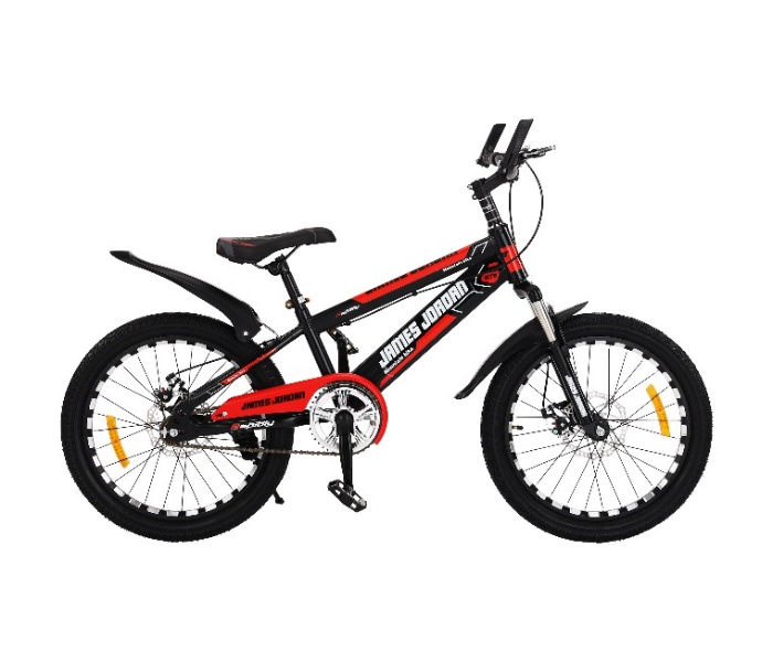 James Jordan JDN1074 20 Inch Bicycle - Black and Red - Zoom Image