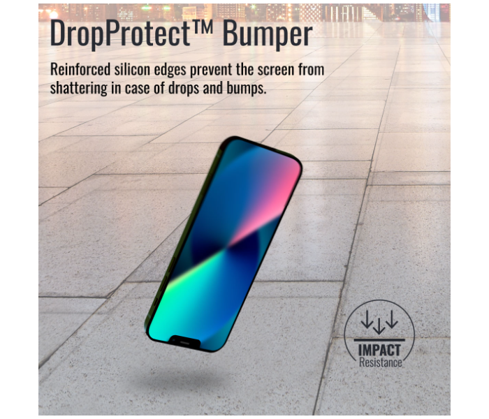 Promate Anti-Fingerprint Clear Glass Screen Protector for iPhone 11 Pro - Zoom Image 2