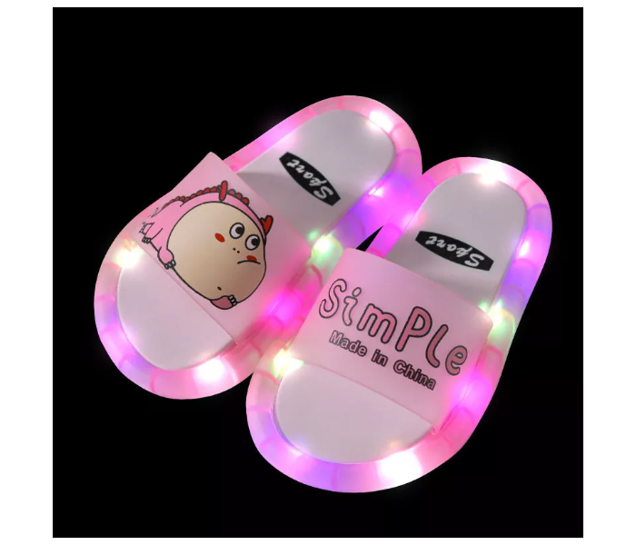 Generic 26 Sized Cartoon Cute LED Light Casual Soft Sole Rubber Shoes for Kids  - Zoom Image 4