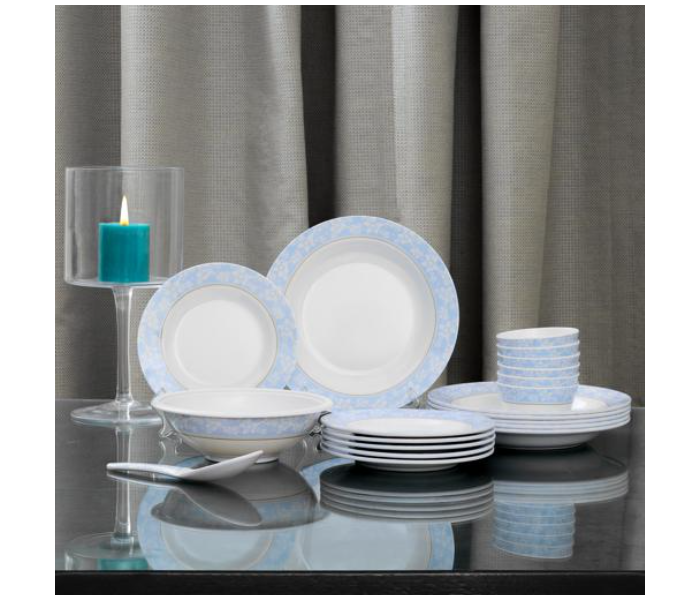 Delcasa DC1918 Melamine Ware 20 Pieces Dinner Set - White - Zoom Image 2