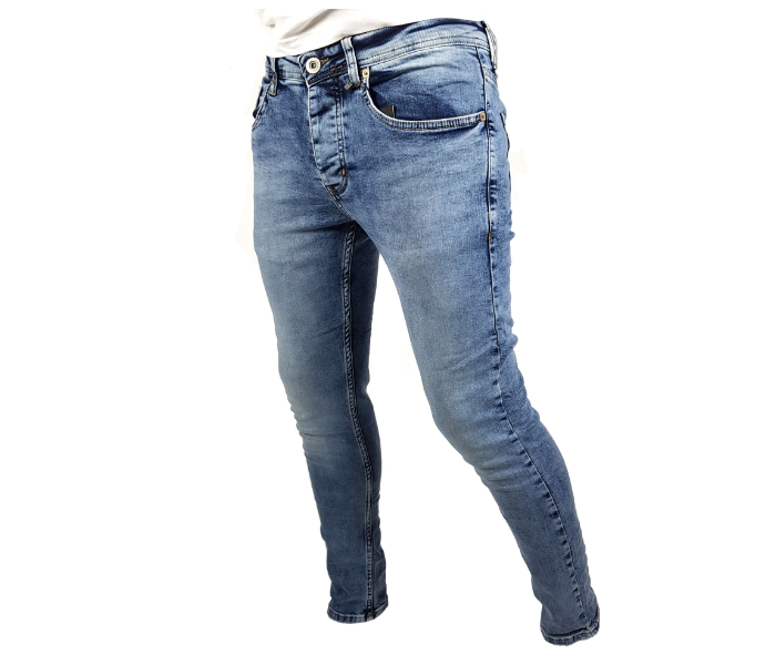 Faded Skinny 32 Sized Jeans For Men - Blue - Zoom Image 1