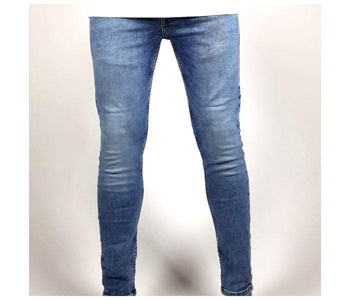 Faded Skinny 33 Sized Jeans For Men - Blue - Zoom Image 2