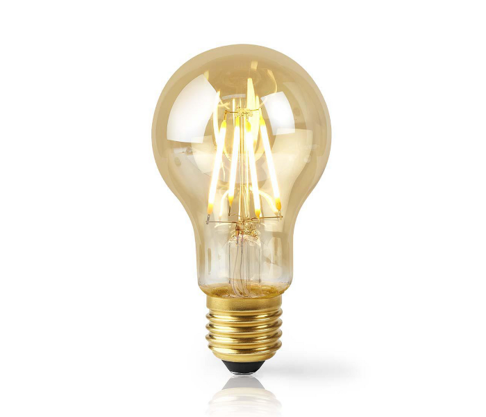 Nedis WIFILF10GDA60 E27 A60 5W 500lm WiFi Smart LED Filament Bulb - Gold - Zoom Image 2