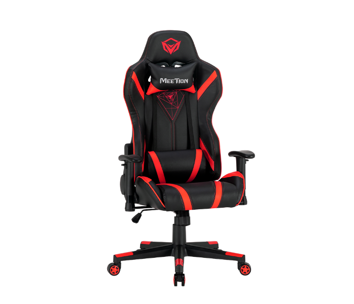 Meetion MT-CHR15RD 180 Degree Adjustable Backrest Gaming Chair - Black and Red - Zoom Image 2