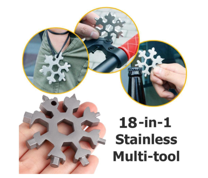 Generic 18-in-1 Snowflake Multi Tool-B - Zoom Image 2