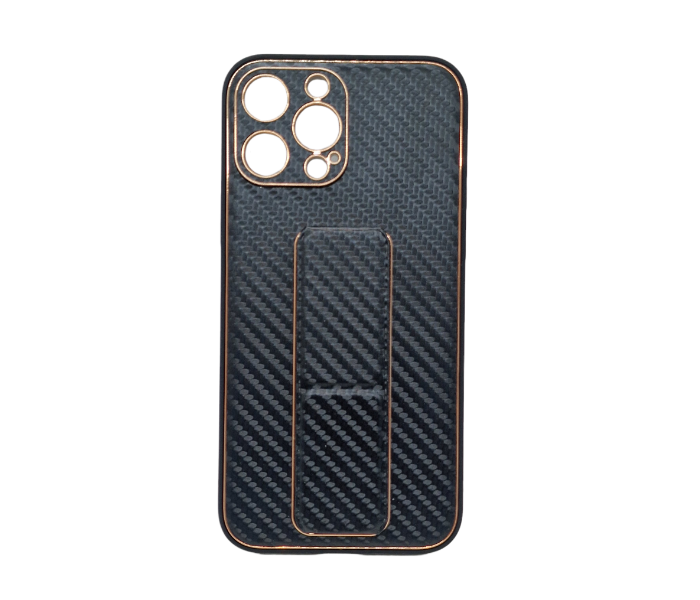 TPU Carbon Fiber Design Magnetic Case with Wrist Strap For iPhone - Zoom Image 2