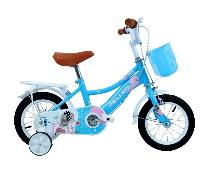 James Jordan JDN1052 16 Inch Bicycle - Blue and White - Zoom Image