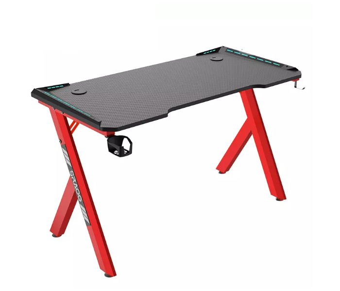 Chaho R-27-RD E-Sports 100cm Backlight Gaming Table Desk - Red - Zoom Image 2