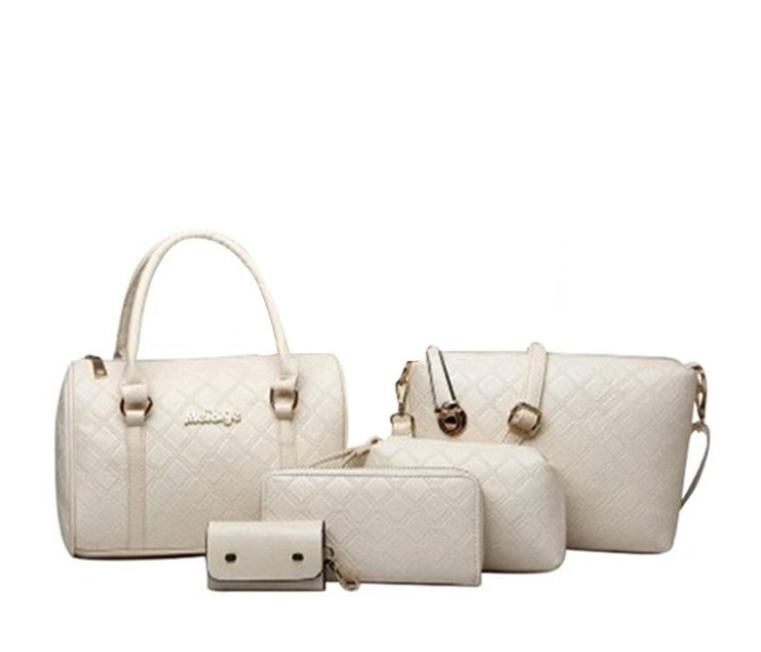 Ladies Luxury Bag Set Of 5 Pieces DDSK JA066 - Beige - Zoom Image