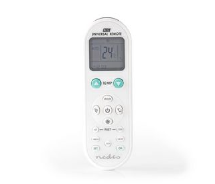 Nedis ACRC1WT Universal Air Conditioner Remote Control - White - Zoom Image 1