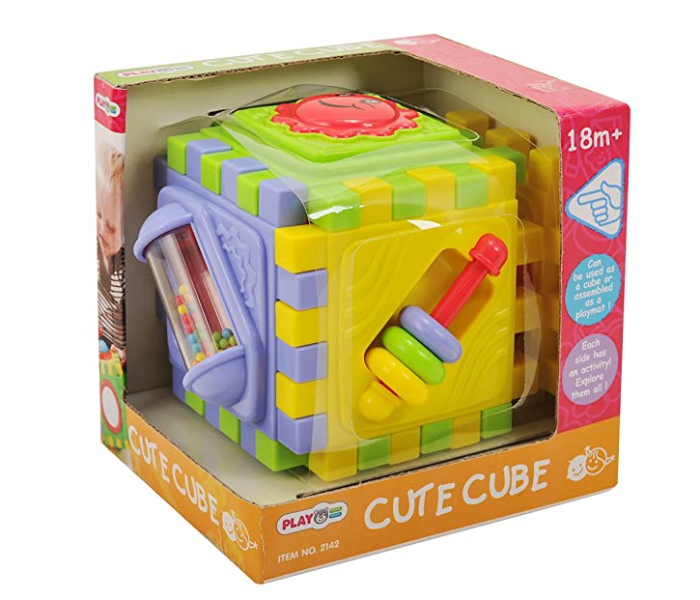 Playgo PLY2149 6 In 1 Play Cube Activity Toy For Kids - Zoom Image 3