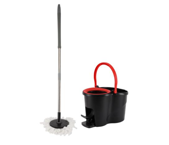 Delcasa DC2211 16Litre Turbo Spin Mop with Foot Pedal - Black - Zoom Image 1