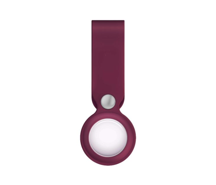 Uniq Vencer Silicon Airtag Loop Case - Maroon - Zoom Image 1