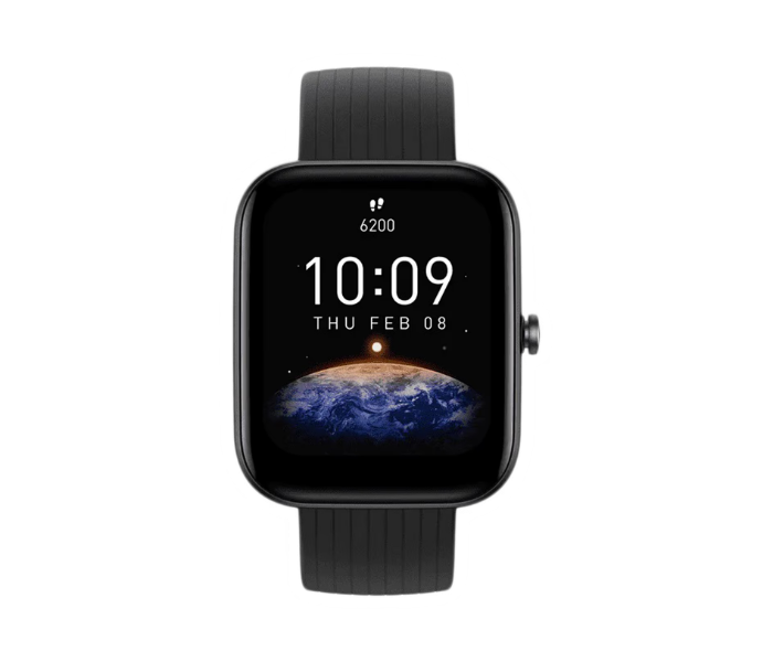 Amazfit Bip 3 Smart Watch - Black - Zoom Image 1