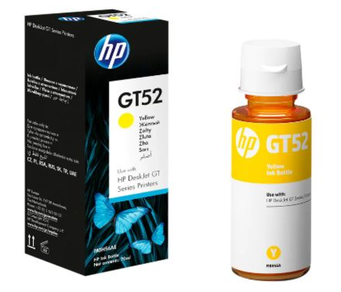 HP M0H56AE Ink GT52 Ink Bottle - Yellow - Zoom Image