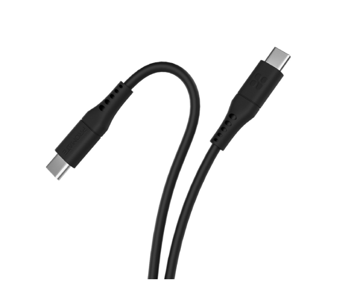 Promate 60Watts 2Meter USB-C Cable - Black - Zoom Image 1