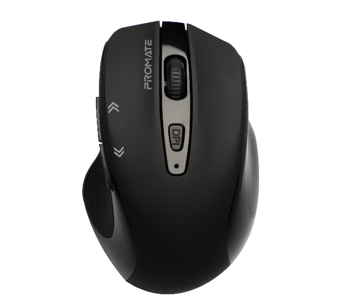 Promate 1600DPI Wireless Mouse - Black - Zoom Image 1