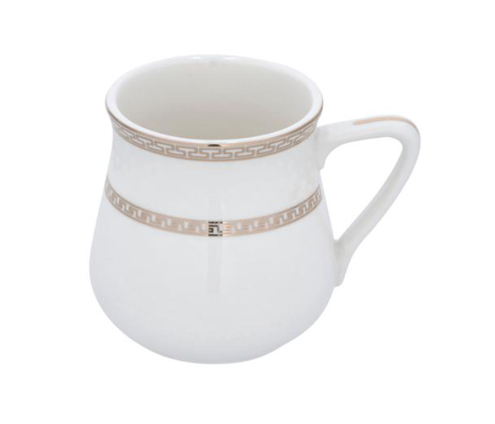 Delcasa DC2251 12 Piece Bone China Cup and Saucer - White - Zoom Image 4