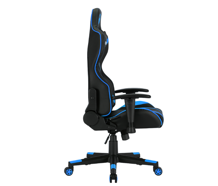 Meetion MT-CHR15BL 180 Degree Adjustable Backrest Gaming Chair - Black and Blue - Zoom Image 6