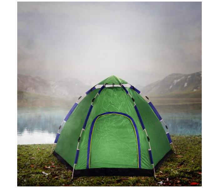 Delcasa DC2190 Season Tent for 4 Person - Green - Zoom Image 2