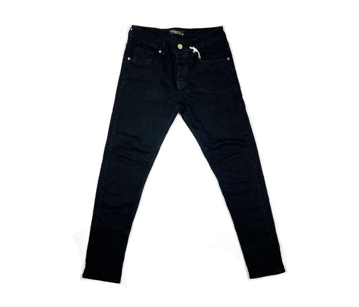 Skinny 30 Sized Jeans For Men - Black - Zoom Image 4