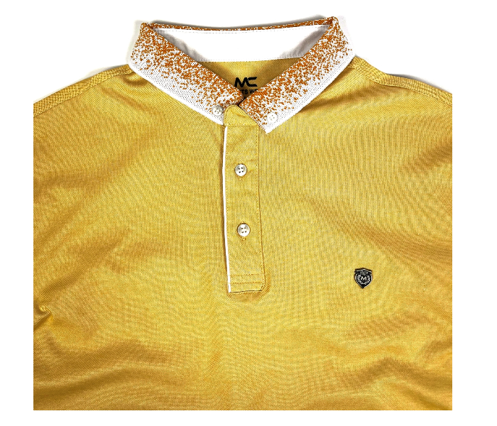 Slim Polo Summer Thin Cloth XL Shirt For Men - Yellow - Zoom Image 2