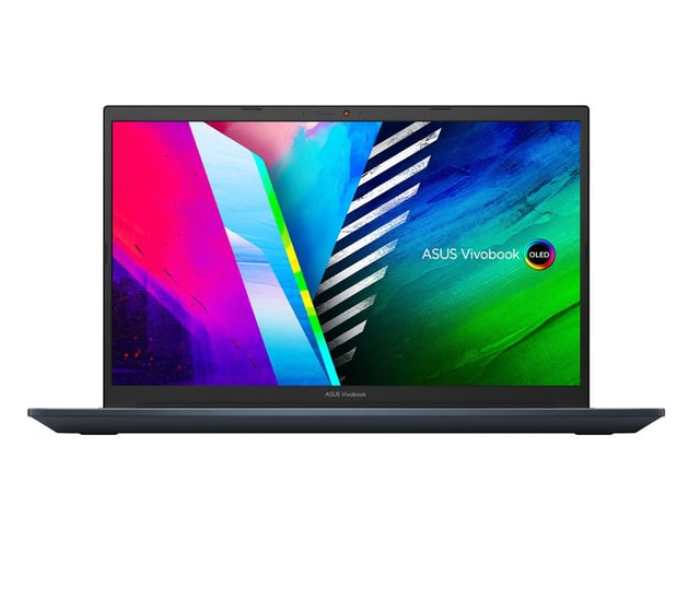 Asus M3500QC-OLED0R7W Vivobook Pro 15 Creator Laptop 15.6 Inch FHD OLED AMD Ryzen 7 5800H Processor 16GB RAM 1TB SSD 4GB NVIDIA GeForce RTX 3050 Graphics Windows 11 Home - Blue - Zoom Image 1