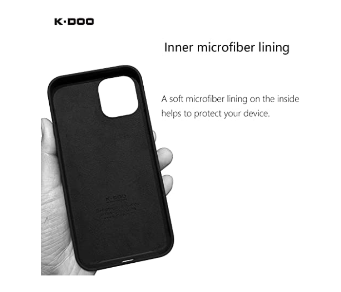 K-DOO iCoat Back Case for iPhone 13 Pro - Black - Zoom Image 4