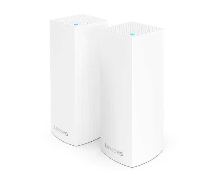 Linksys WHW0302 Pack of 2 Velop Tri-Band Intelligent Mesh Wifi 5 System - White - Zoom Image 1