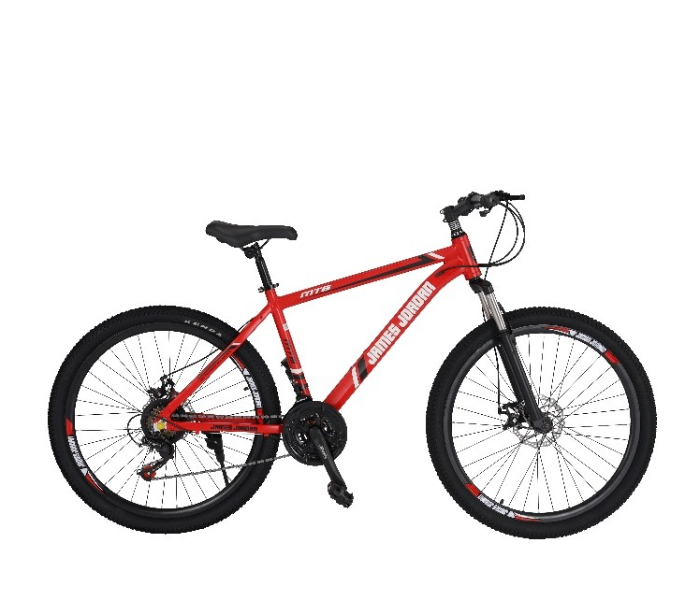 James Jordan JDN1092 26 Inch Aluminium Bicycle - Red - Zoom Image