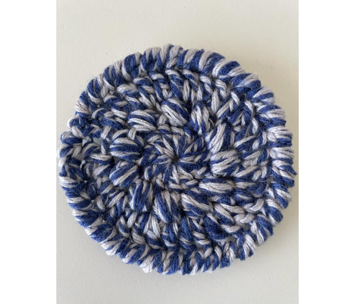 Crochet Handmade Coasters - Veringated Blue - Zoom Image 5