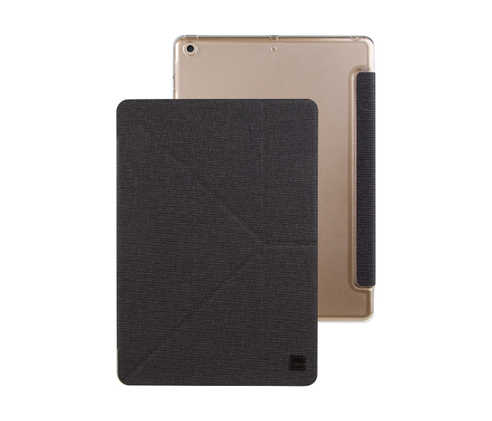 Uniq Yorker Kanvas Plus New iPad Air 2019 Back Covers - Black - Zoom Image