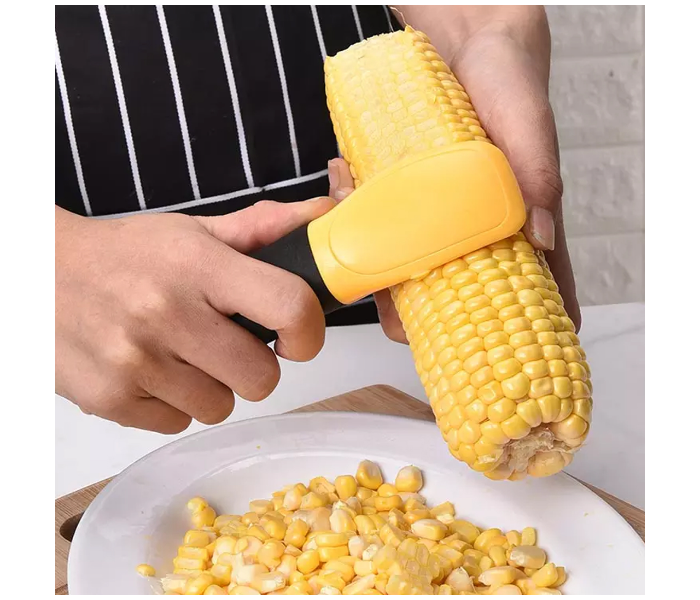 Corn Peeler with Protective Cover - Yellow and Black - Zoom Image 2