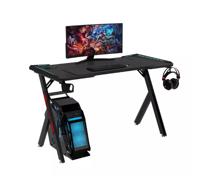 Chaho R-27-BL E-Sports 100cm Backlight Gaming Table Desk - Black - Zoom Image 4