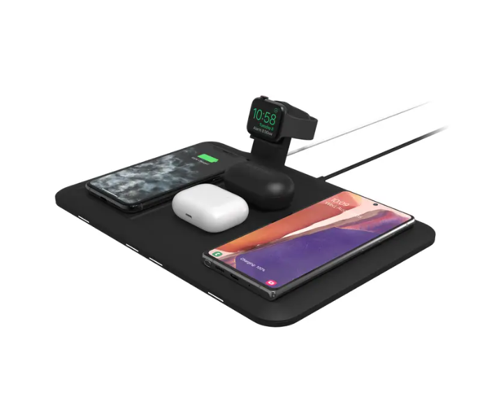 Mophie 4 In 1 Wireless Charging Mat UK - Black - Zoom Image 1