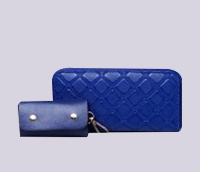 Ladies Luxury Bag Set Of 2 Pieces DDSK JA066 - Blue - Zoom Image