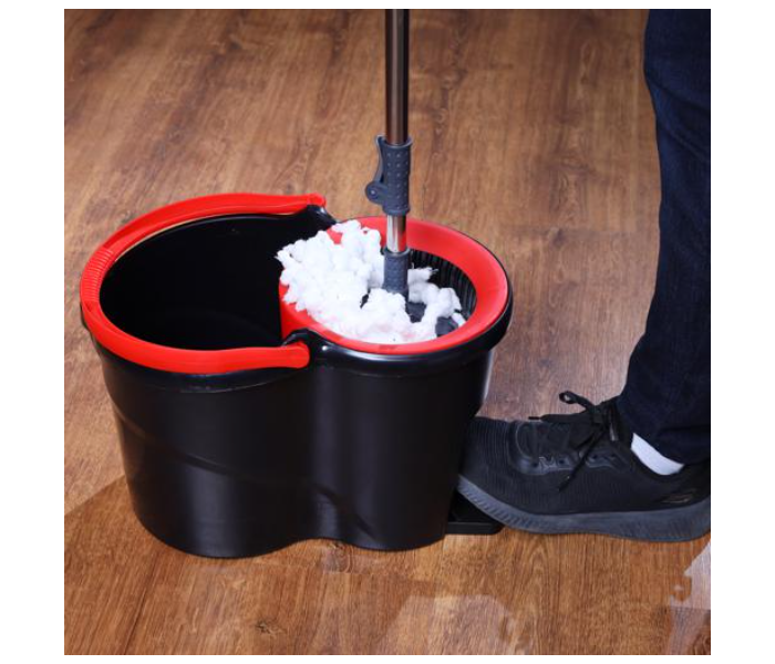 Delcasa DC2211 16Litre Turbo Spin Mop with Foot Pedal - Black - Zoom Image 2