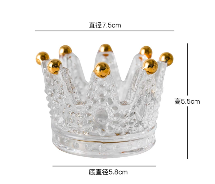 Phnom Penh Crown Glass Ashtray for Home and Office - Zoom Image 4