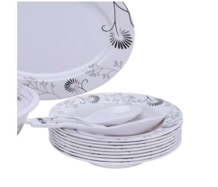 Delcasa DC2112 Melamine Ware 40 Piece Melamine Dinner Set - White - Zoom Image 5