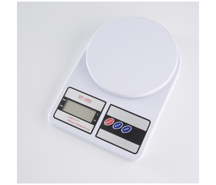 Electronic 10kg Kitchen Scale - White - Zoom Image 2