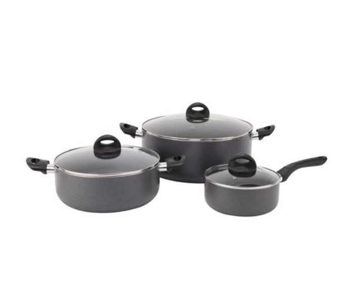 Delcasa DC2282 8 Pieces Ever Noon Granite Cookware Set - Black - Zoom Image 5