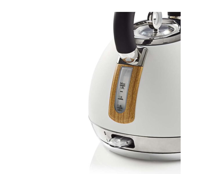 Nedis KAWK520EWT 1.8 Litre Soft-Touch 360 degree Rotatable Electric Kettle - White - Zoom Image 5