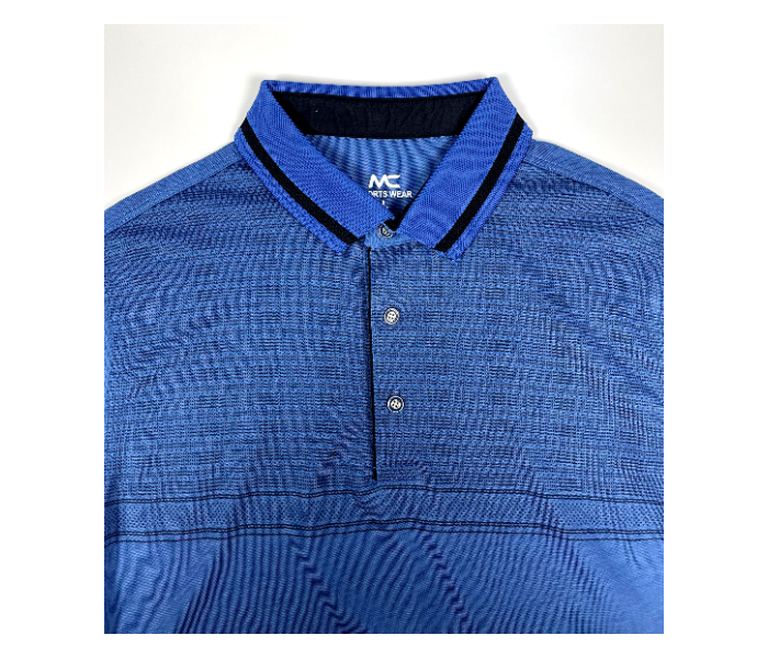 Slim Polo Summer Thin Cloth XL Shirt For Men - Blue - Zoom Image 2