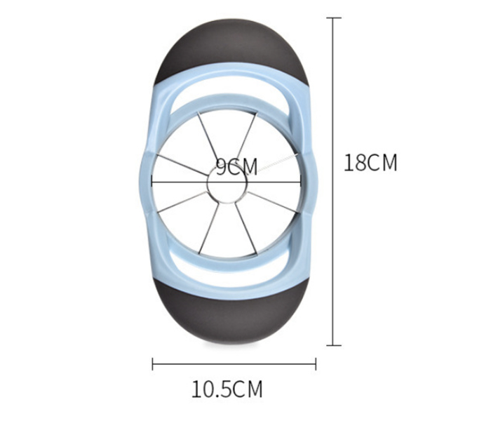 Stainless Steel Apple Slicer - Blue and Grey - Zoom Image 2