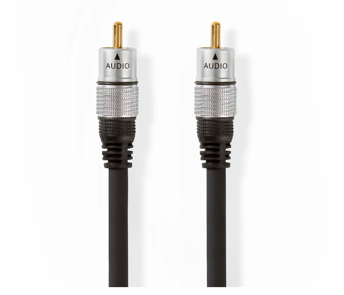 Nedis CAGC24170AT25 2.5 Meter Digital Audio Cable RCA Male to Male - Black - Zoom Image 1