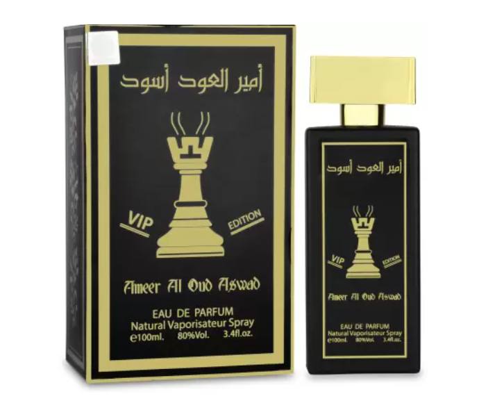 Atika 100ml Ameer Al Oud Aswad Eau De Parfum Natural Spray For Men - Zoom Image 1