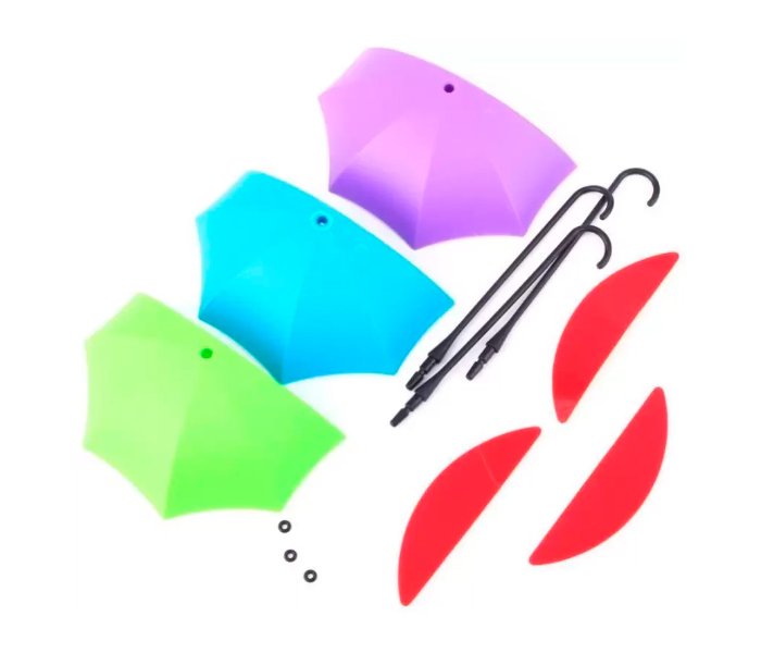 Creative Umbrella Shaped Hook for Hangings - Green - Zoom Image 2