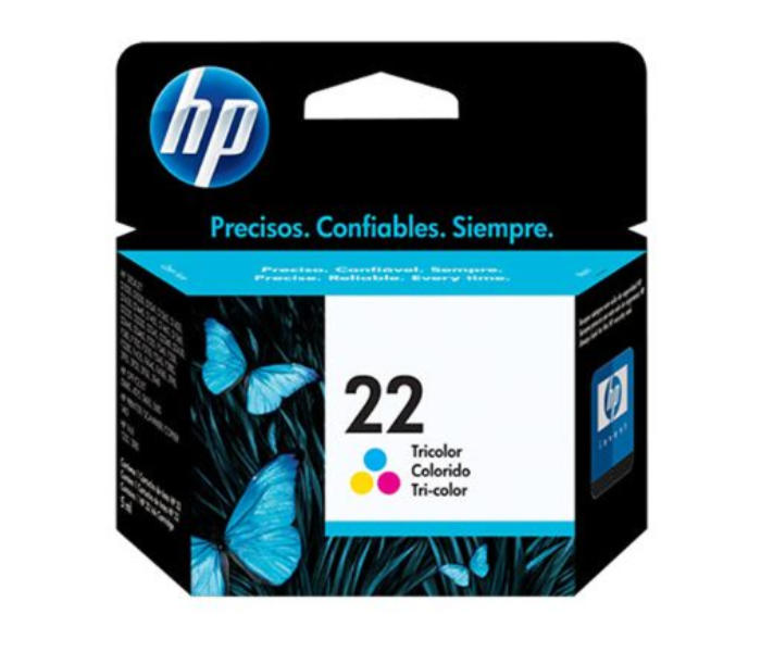 HP C9352AE 22 Tri Color Original Ink Cartridge - Zoom Image