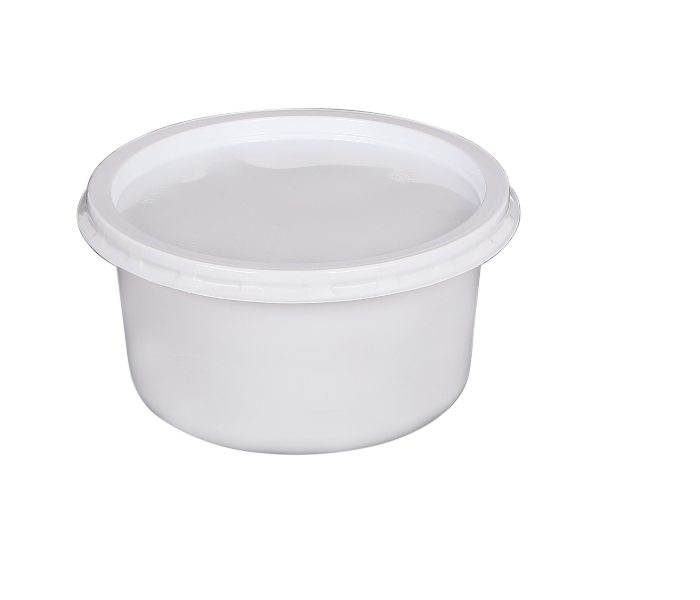 Hotpack HSMPB225 Pack of 25 Pieces 225ml Plastic Bowl with Lid - White - Zoom Image 2