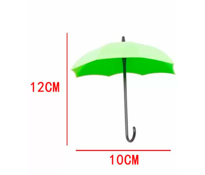 Creative Umbrella Shaped Hook for Hangings - Green - Zoom Image 4